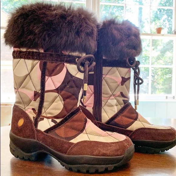 Coach boots with Vibram soles. Never been worn. - Picture 1 of 2